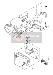 Fanale posteriore combinato (LT-A400F P17)