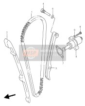 1277109F01, Guide Cam Chain, Suzuki, 2