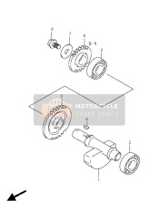 1266638F00, Gear,Crank Balancer Driven (Nt :, Suzuki, 0