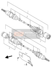 5493119B21, Boot Set,Inner, Suzuki, 1