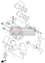 5930009850, Bremsbelag, Suzuki, 1