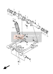 Bras oscillant arrière