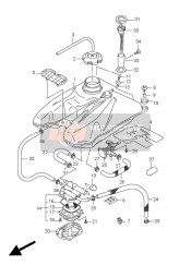 3482745G00, Beschermhuls, Suzuki, 2