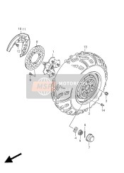 Front Wheel (LT-A750X P33)