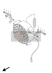 1782007G10, Ventilator, Suzuki, 2