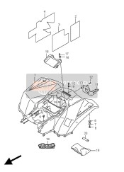 Parafango posteriore (LT-A400FZ P33)