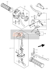 3757619B01, Choke Deksel, Suzuki, 4