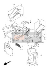 5333231G10291, Mudguard, Front Lh (Black), Suzuki, 0