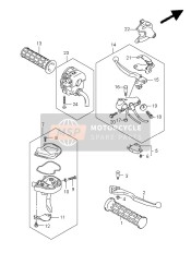 5754138FA1, Cover,Brake Lever, Suzuki, 1