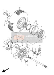 Right Rear Wheel (LT-A400F P17)