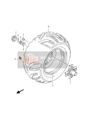 Rueda trasera derecha (LT-A750XZ)