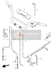 5811043F00, Cable Assy, Front Brake  Rh, Suzuki, 0