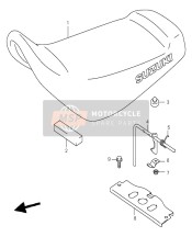 4522243F00, Plate, Seat Lock Rh, Suzuki, 0