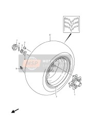 6511031G30, Tire, Rear (AT25X10-12), Suzuki, 1