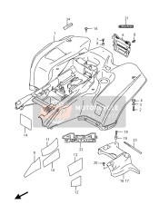 Parafango posteriore (LT-A750XZ)