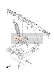 Bras oscillant arrière