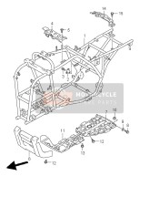 4256138F00, Protector, Middle, Suzuki, 0