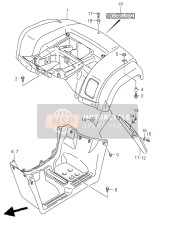 6339238F00291, Extension, Lh (Black), Suzuki, 0