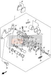 BREMSSATTEL HINTEN