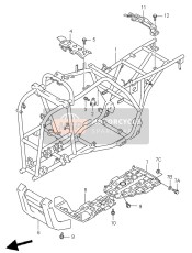 4256138F00, Protector, Middle, Suzuki, 1