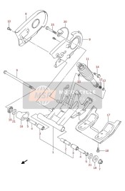 Freno oscillante posteriore