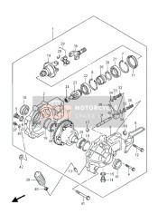 Ingranaggio conico finale (Davanti) (LT-F400FZ)