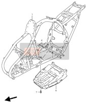 4191118A00019, Plate, Mounting Front (Black), Suzuki, 0