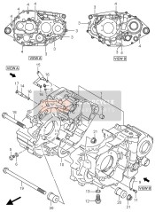 1130107812, Crankcase Set, Suzuki, 0