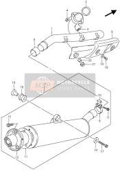 1445907G00, .Clamp, Suzuki, 1