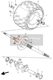 6921107G00, Disc, Rear Brake, Suzuki, 0