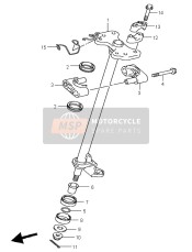 5165038F70, Shaft, Steering, Suzuki, 0