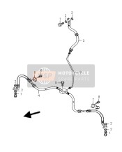 Flexible de frein avant