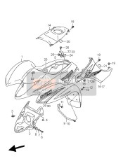 6815521G30BHZ, Tape, Front Fender Lh, Suzuki, 0