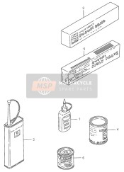 Caltric Starter Clutch Sprag & Idler Gear Kit W/Gasket For Suzuki LT-F300 Kingquad 300 (1999-2002)