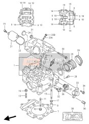 1110009F00, Head Assy, Cylinder, Suzuki, 0