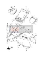 6813140B20NT3, Embleem Rechts, Suzuki, 1