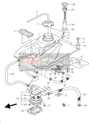 4444045G00, Tubo Retorno Gasolina, Suzuki, 0