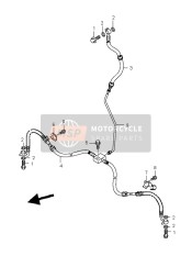 5924031G11, Hose,Front Brak, Suzuki, 0