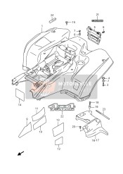 Parafango posteriore (LT-A750X P24)