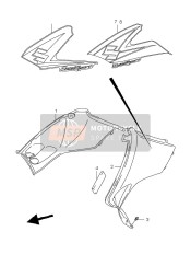 6815507G80CET, Calca, Tapa Lateral Rh, Suzuki, 0