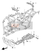 4110038FE1019, Frame(Black), Suzuki, 0