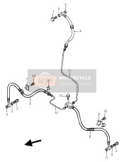 Flexible de frein avant