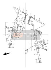 stuurknokkel arm