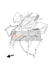 6815545G30DSD, Tape, Front, Suzuki, 0