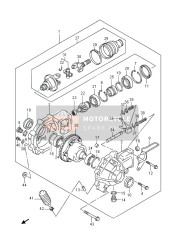 Engrenage conique final (De face) (LT-A400F P24)