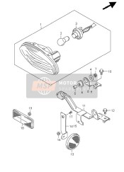 Lampe combinée arrière