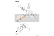 1215105A10, Axe De Piston, Suzuki, 1