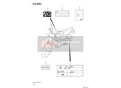 6833218K21, Autocollants Avertissement, Suzuki, 0