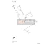 5650004F30, Mirror Assy, Rear View Rh, Suzuki, 3