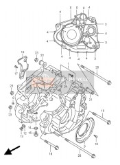 1130032861, Crankcase Set, Suzuki, 0